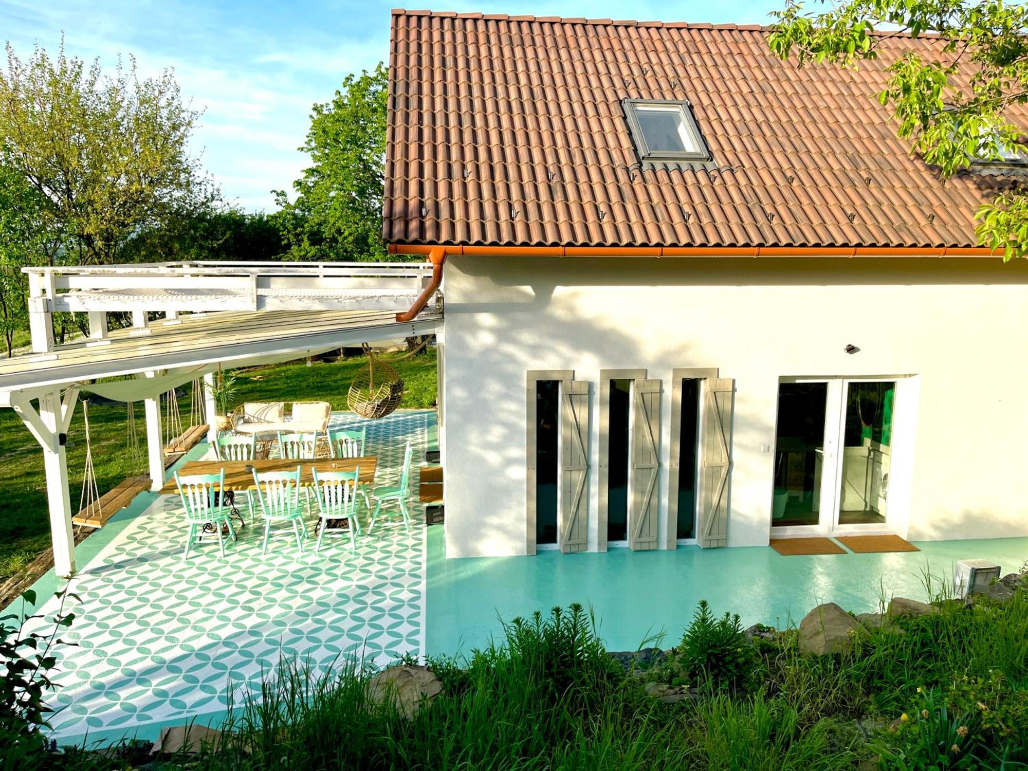 Bohemian Eco Lodge At Lake Balaton Kisapati Luaran gambar